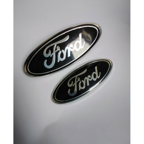 9" & 7" Ford Transit Front & Rear Grille Black Badge MK6 MK7 2006-2014 1