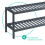 LIVIVO (GREY, 2 TIER) 2/3 Tier Bamboo Shoe Rack - Contemporary Shoe Organizer with Ample Storage 5