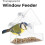 Divchi clear window bird feeding with with Strong Suction plastic cups 1