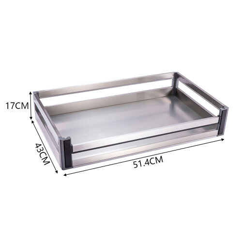 Living And Home (514*430*170mm) Stainless Steel Cabinet Pull-Out Basket 2