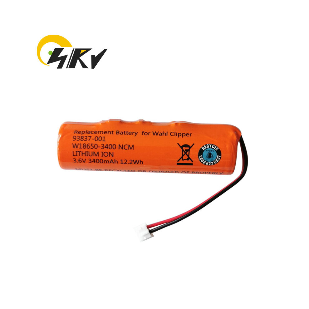 aste Battery for Wahl 3.6V 3400mAh 8148 8591 8504 1919 Cordless Clipper Wahl 93837 001