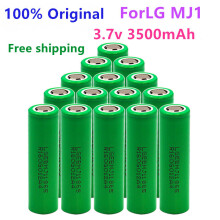(10PCS) 100% aste lithium battery for LG MJ1 100% 3.7mAh 3500V 18650mAh 3500' original flashlight batteries 1 10pcs