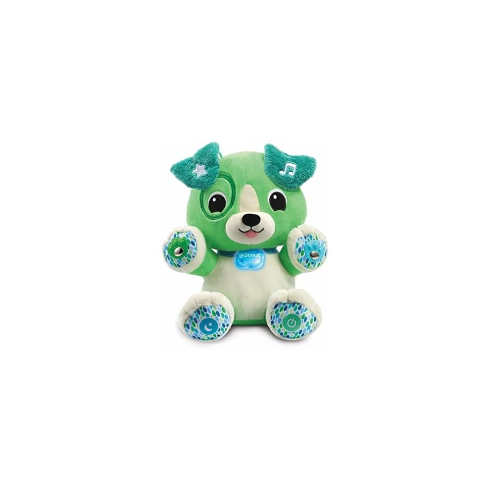 Leapfrog Pal Scout Smarty Paws | Soothing & Sensory Cuddly Toddler Toy With Lights & Music | Suitable For Ages 6 - 36 Months | Green