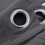 (Plain Ring Top Grey) 100% Blackout Door Curtains Thermal Insulted Single Panel Curtain + TieBack 2
