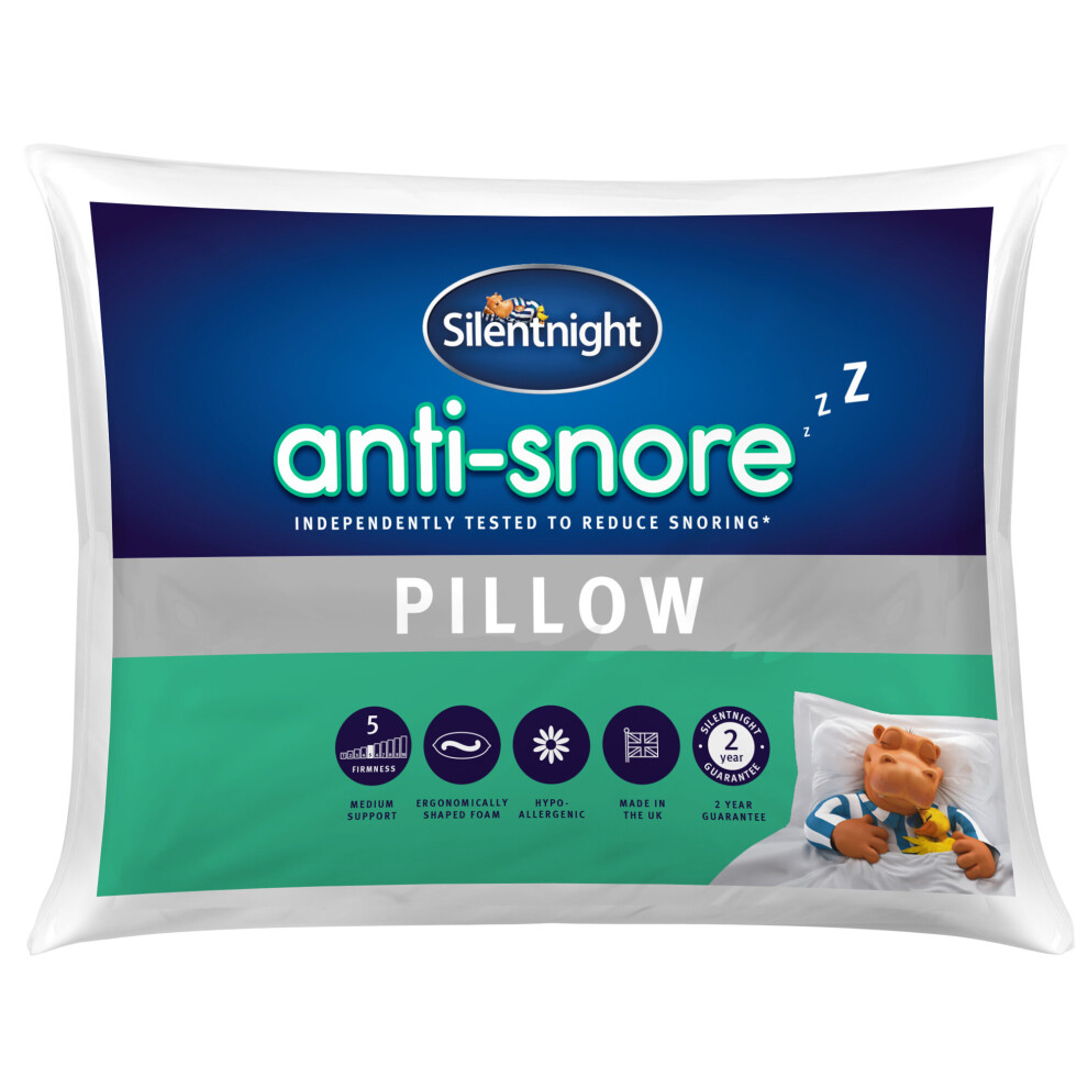 Silentnight Anti-Snore Pillow - 2 Pack