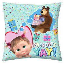 Masha and the Bear Decorative Cushion 40 x 40 x 8 cm