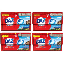 Daz All-in-1 Pods Washing Liquid Capsules Whites & Colours - 4 x 21 Washes