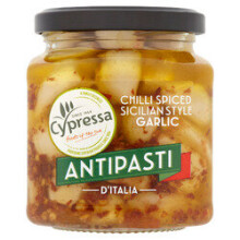 Cypressa Antipasti Chilli Spiced Sicilian Style Garlic280g(pack of 6)