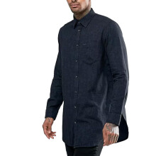 (Black, L) DIESEL S FILTY 0NANE Mens Shirt Long Sleeve Camicia NEW