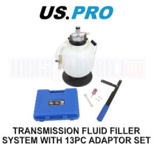 US PRO Tools Transmission Oil Filler & Extractor & 13pc Adaptor Set 7145