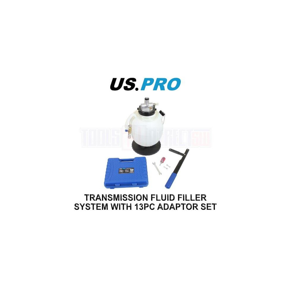 Us Pro Tools Transmission Oil Filler & Extractor & 13Pc Adaptor Set 7145