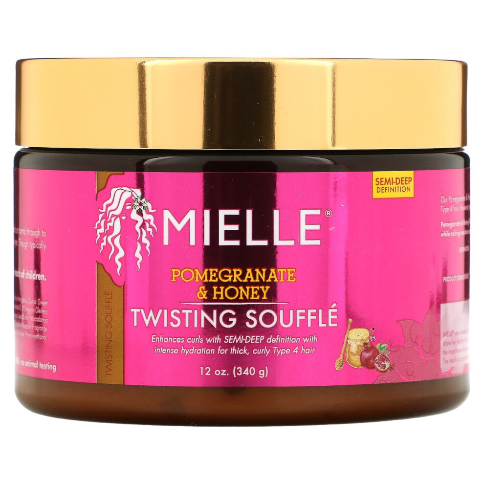 Mielle Twisting Souffle, Pomegranate & Honey, 12 Oz (340 G)