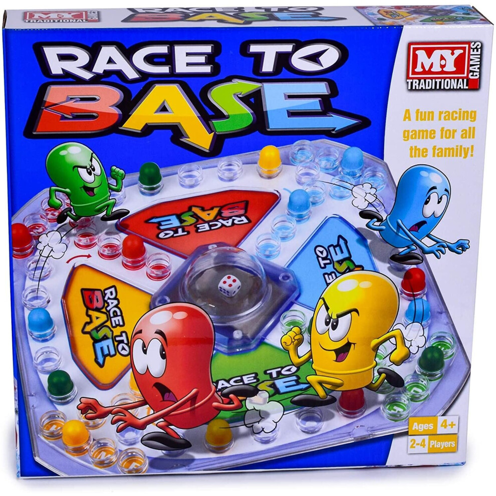 Race To Base Board Game Children Adult Family Fun