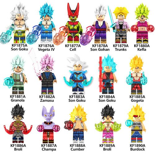 Lego discount dbz minifigures