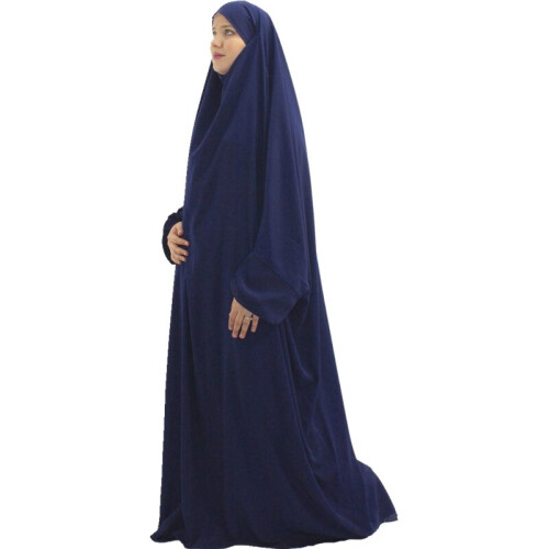 Eid Traditional Muslim Women Hijab Dress Prayer Garment Jilbab Abaya Long Khimar Full Cover 6359