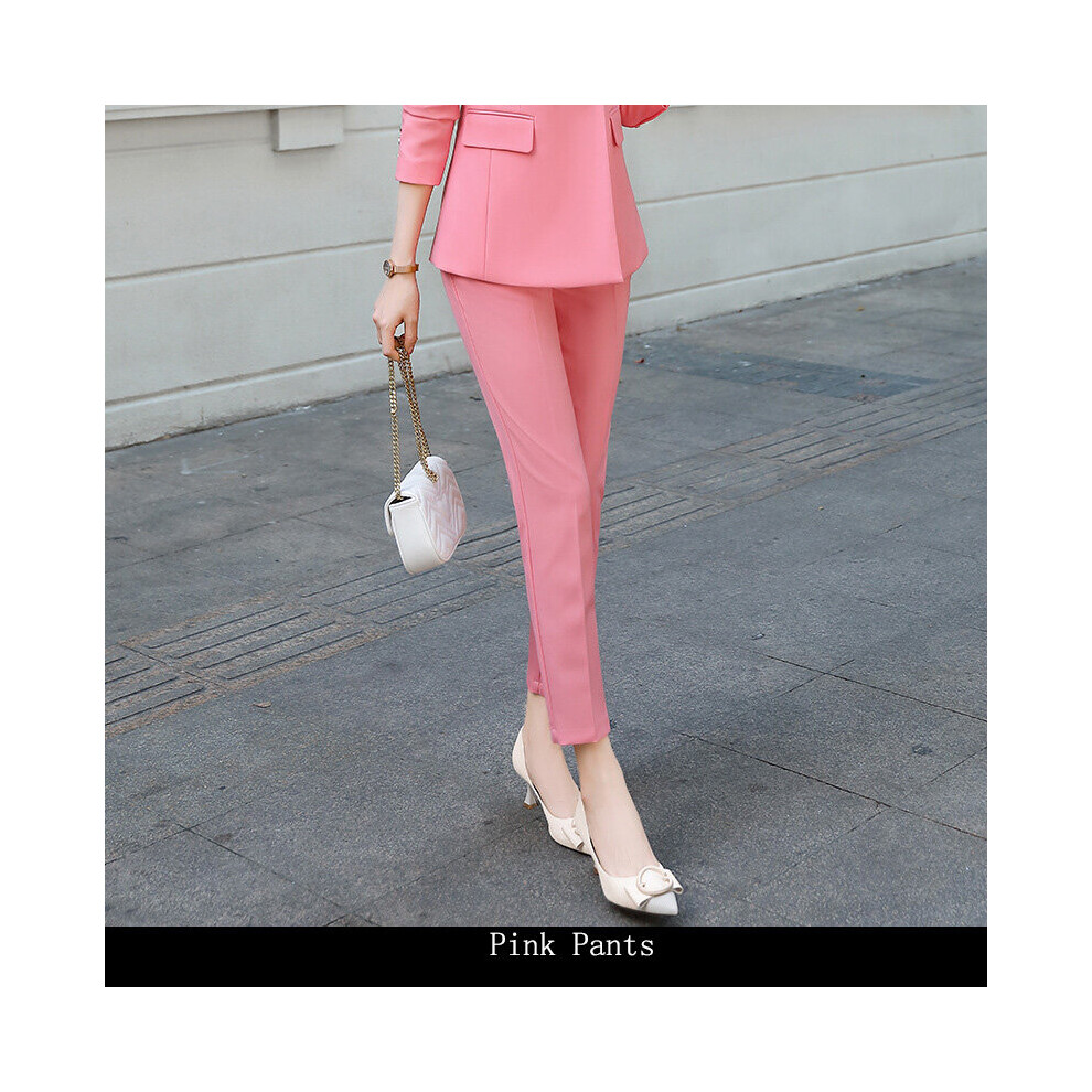 Spring Temperament Slim Long Sleeve Blazer and Trousers Business Women Formal Pants Suits Office Ladies Interviews Work Wear-image-OPC-PBWMYMW-NEW