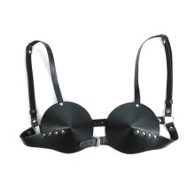 Sexy Women Street Style Harajuku PU Leather Harness Craft Wide Belt Body Bondage Waist Belt Straps Bras Bondage Belts