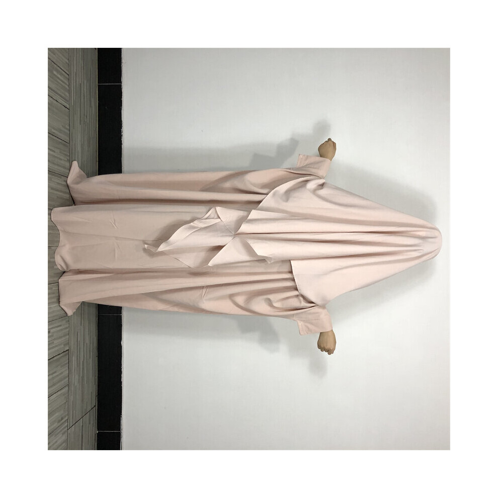 Prayer Dress 2 Pcs Muslim Islamic Clothing Nida Modest Dress Butterfly Abaya Set Match Khimar Ramadan EID Jilbab with Long Hijab-image-OPC-PBWN8BX-NEW