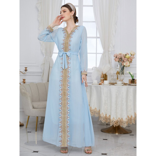 Long chiffon outlet kaftan