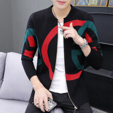 Knitted cardigan mens autumn sweater coat mens slim jacket business casual mens dad autumn sweater men