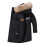 Mens Winter Down Jacket Warm Thick Hooded Puffer Long Duck Down Parkas Solid Coats Windproof Double Tops 1