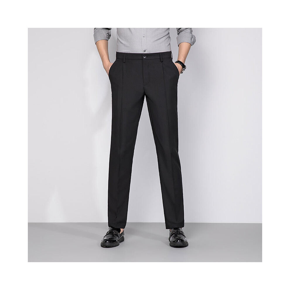 Mens Casual Suit Pants Spring Summer Male Classic Khaki Dress Trousers Business Office Elastic Men Pants-image-OPC-PBWNG66-NEW