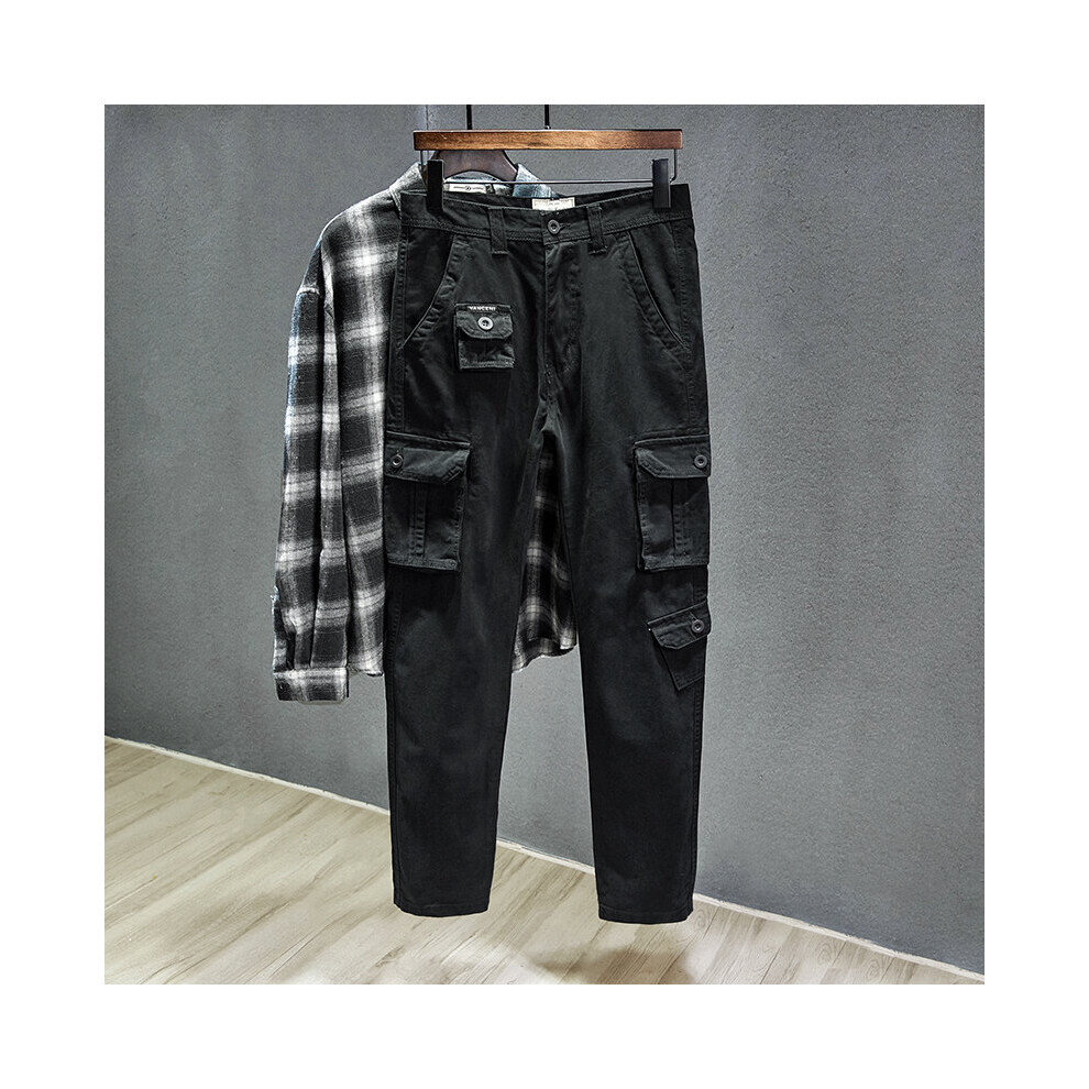 Cotton Cargo Pants Men Straight Cut Tactical Military Overalls Pocket Camouflage Pants Khaki Pants Man Trousers Sweatpants 885657550111