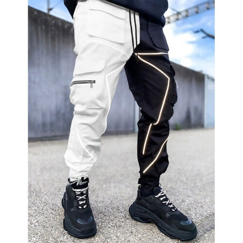  Mens Cargo Pants Hip Hop Techwear Harem Pant Jogger