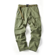 Men Military Cargo Trousers Army Waterproof Multiple Pocket Tactical Pants For Men Retro Work Pants Male Casual Home Pants