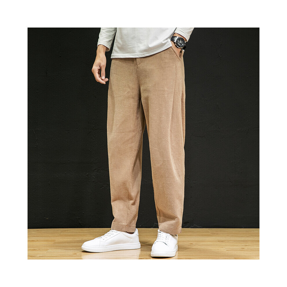 Breathable Cotton Linen Tai Chi Pants Chinese Martial Art KungFu Trousers  Unisex Loose Taekwondo Judo Karate Yoga Sports Pants