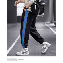 Spring drawstring Leggings mens ins sports pants Hong Kong Style loose casual pants