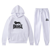 Women Men Lion Letter Printed Sport Hoodie Tracksuits Fleece Hoodies and Pants Set Pullover Hoody Sweatshirt Clothing