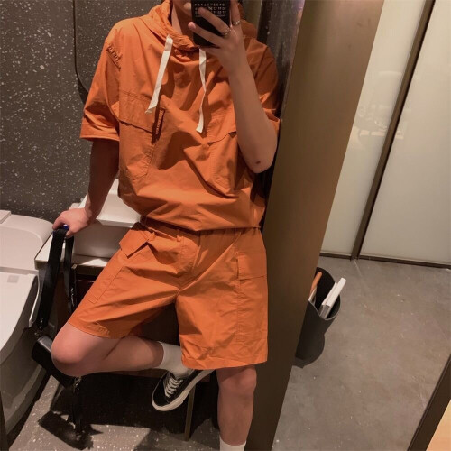 Summer Clothes For Men Streetwear Men Shorts Set Piece Casual