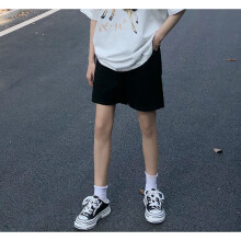 shorts womens waist loose thin wide leg pants outer wear casual sports five-point pants