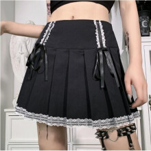 Y2K Punk Sexy High Waist Mini Skirts Purple Plaid Bandage Harajuku Skirt Goth Grunge Cake Skirt Streetwear