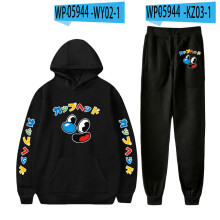 The Cuphead Show Two Piece Set Pullover Hoodies and Jogger Pants Women Men Casual Streetwear Tracksuits