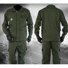 Work clothes suit mens wear-resistant anti-scalding autumn thickening welder construction auto repair army green overalls