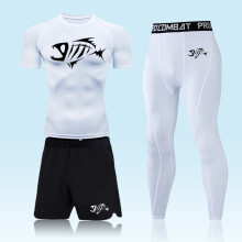 Set Man Clothing Running Long Sleeve Shirt Bodybuilding T-Shirt Compression Leggings Base Layer Second Skin Thermal Underwear