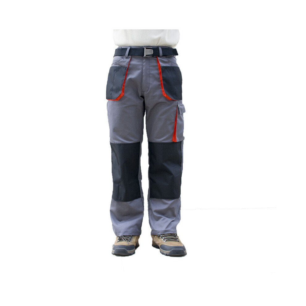 Working Pants Men Workwear Muti Pockets Elastic Waist Cargo Pants Long Pants For Men Straight 885657540129