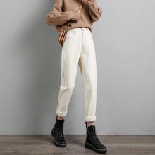Pantalon High Winter Thick High Waist Warm Loose Casual Jeans Thick Womens Pants Mom Casual Velvet Denim Trousers
