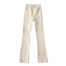 Jeans Flared Pants Split Skinny Jeans Woman High Waist Denim Trousers Spijkerbroeken Dames Pantalon Noir Femme C11567