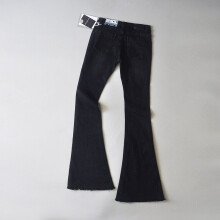 Vintage Low Waist Flare Jeans Women Denim Pants High Street Bell Bottom Skinny Long Trousers