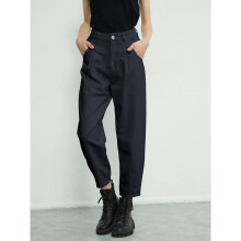 Solid Harem Boyfriend Jeans Women Spring High Waist Jeans Vintage Loose Casual Mom Jeans Streetwear Denim Pants