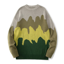 Loose Sweater Mens Casual Harajuku Style Pullover Autumn Men Sweaters Long Sleeve Round Neck Male Tops Knitted Pullovers