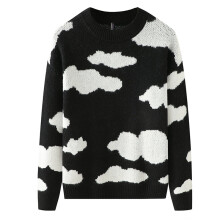 Sweater Mens Pullover Loose Pullover Knitted O-neck Fall Casual Youth Clothing Men