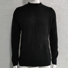 Knit male autumn/winter pure cultivate ones morality round neck long sleeve knit coat sweater in Europe and America
