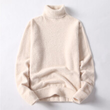 Mens Hip Hop Streetwear Turtleneck Harajuku Sweater Vintage Pullovers Knitted Sweater Jumpper Casual Loose Tops