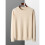 Wool Sweater Mens Round Neck Pullover Tops Autumn and Winter Thin Solid Sweater Versatile Basic 6