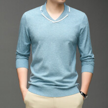 Business Casual Sweater Men Autumn Winter Solid Slim Fit Soft Pullover Jumpers Clothing Y517