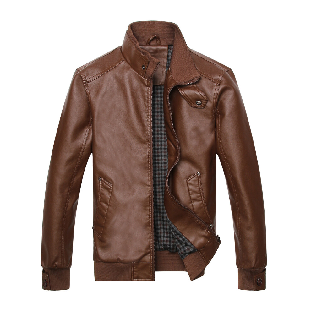 Motorcycle Leather Jacket Men Mens Leather Jackets Jaqueta De Couro Masculina Mens Leather Coats Winter Clothes Multicoloured 885658587840